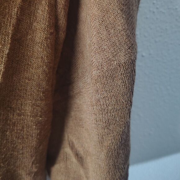 Old Navy Womens Cardigan Sweater Sz L Brown Lightweight Open - Picture 3 of 4